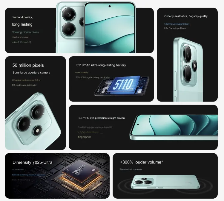 شیائومی نوت 14 مشخصات