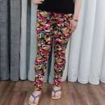 شلوار گل گلی زنانه