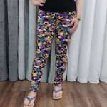 شلوار گل گلی زنانه