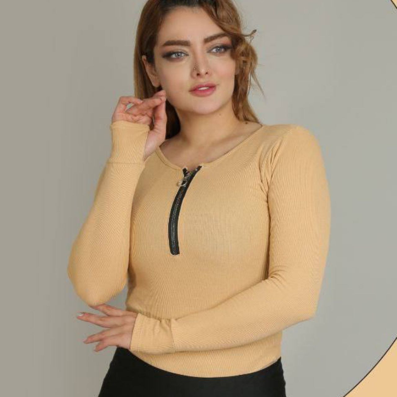 بادی آستین بلند فینگردار 