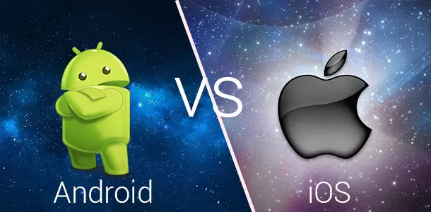 مقایسه سیستم عامل اندروید با ios