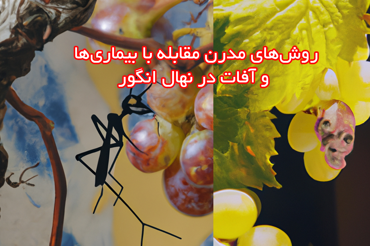 روش‌های مدرن مقابله با بیماری‌ها و آفات در نهال انگور