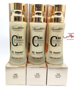 کرمپودر شیشه ای 3Q beauty