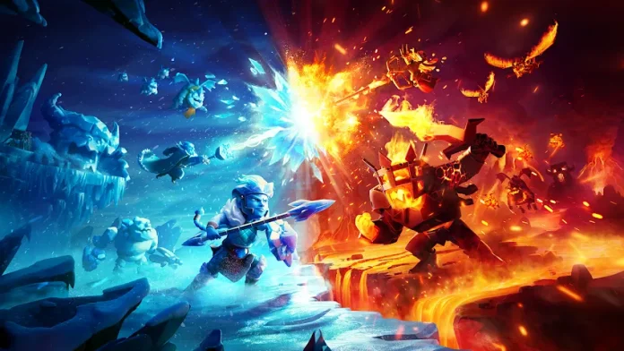 Fire and Ice Scenery