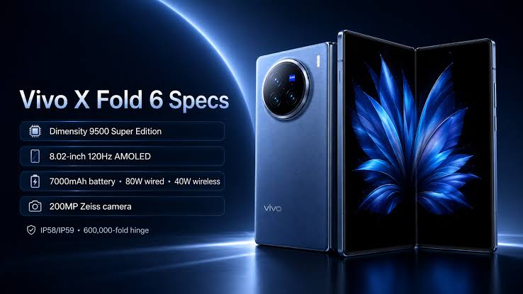 Vivo X Fold 6؛ نسل جدید تاشوی قدرتمند ویوو