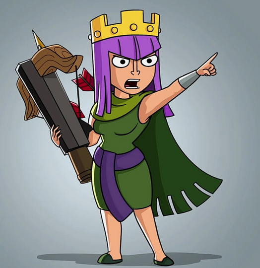اسکین ملکه Clash-A-Rama Queen